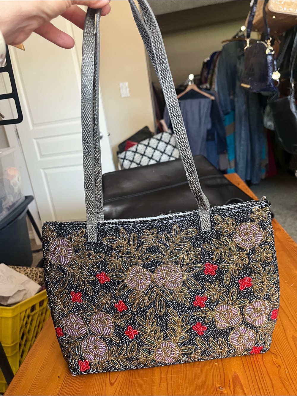 Beaded Shoulder Bag